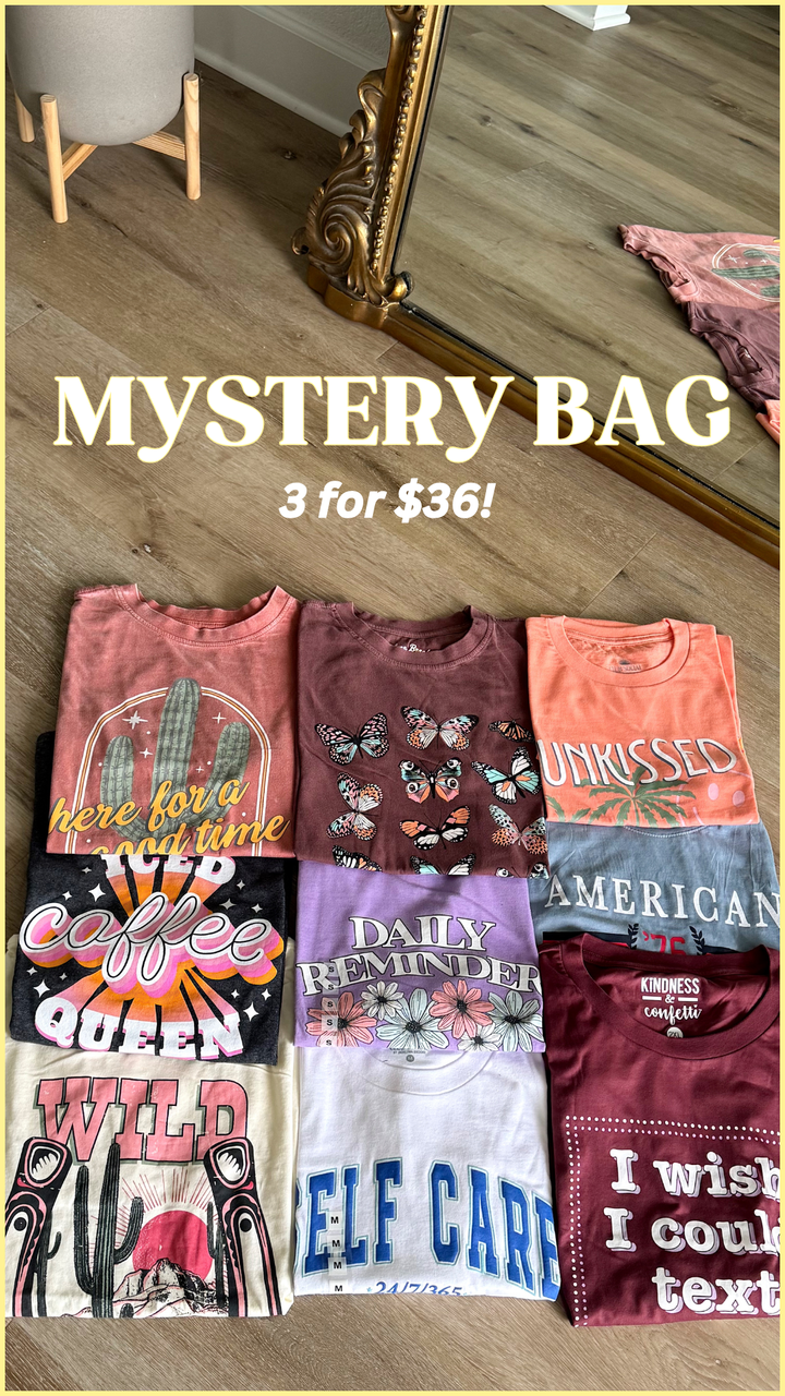 Mystery Bag - 3 Short Sleeves = BIG Savings!