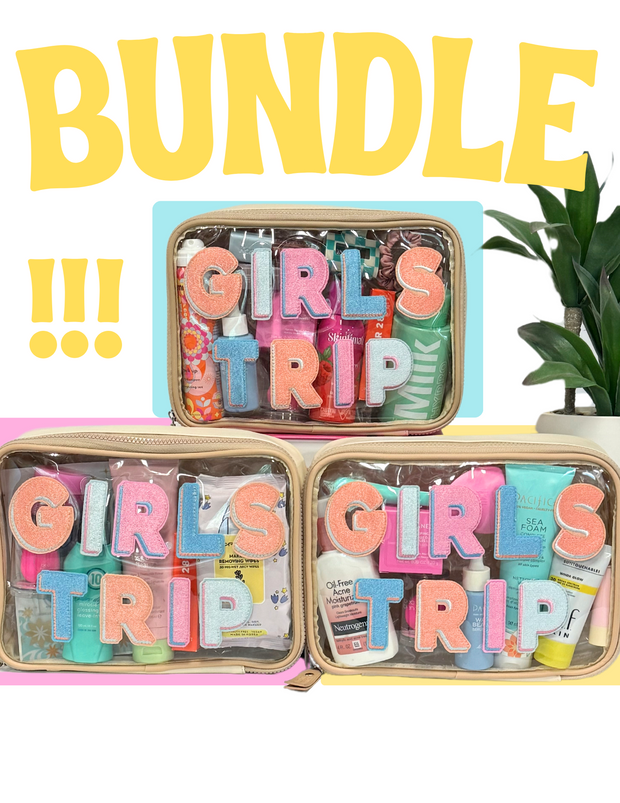 3 Girls Trip (Oversized Cosmetic Bag) Bundle - $117.00 Value for ONLY $89.00