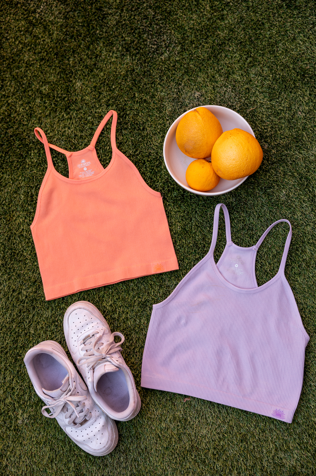 Ribbed Bralette Bundle (Coral & Lavender) - $50 Value For ONLY $40