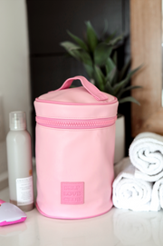 Barrel Toiletry Bag - Self Love Club (Pink)