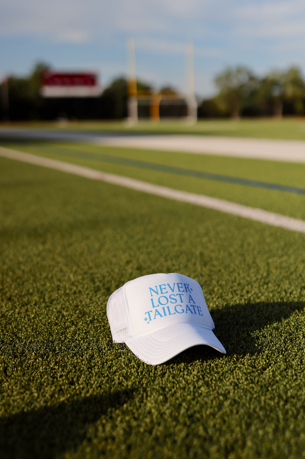 Trucker Hat - Never Lost A Tailgate (White)