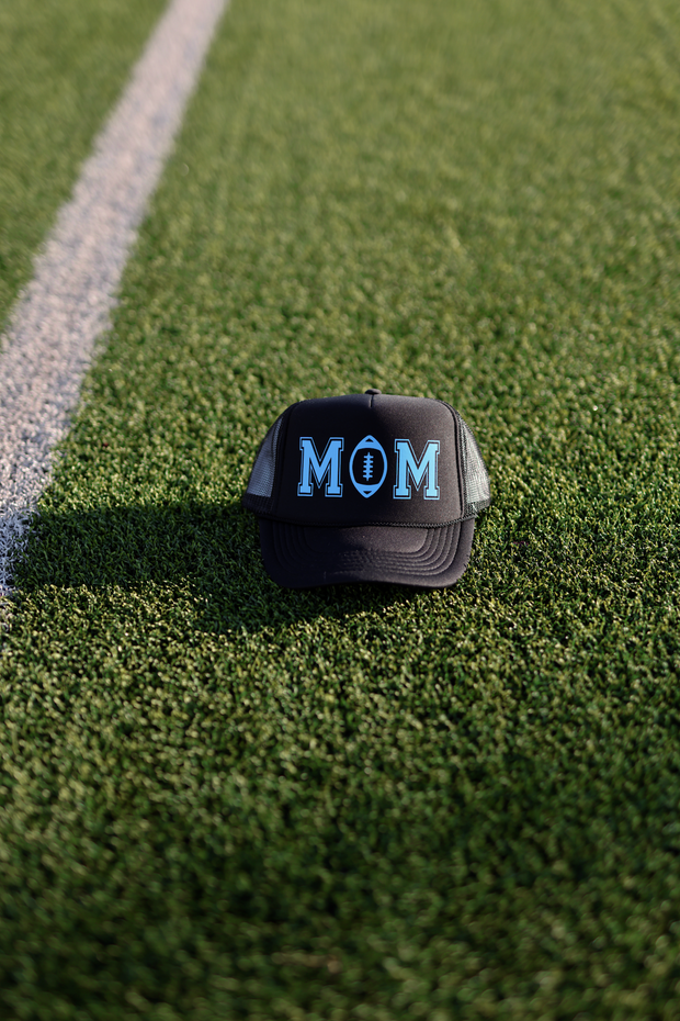 Trucker Hat - Football Mom (Black)