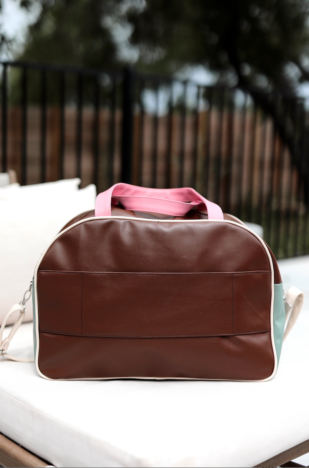 Duffle Bag - Adventure (Espresso/Cream/Sage/Pink)