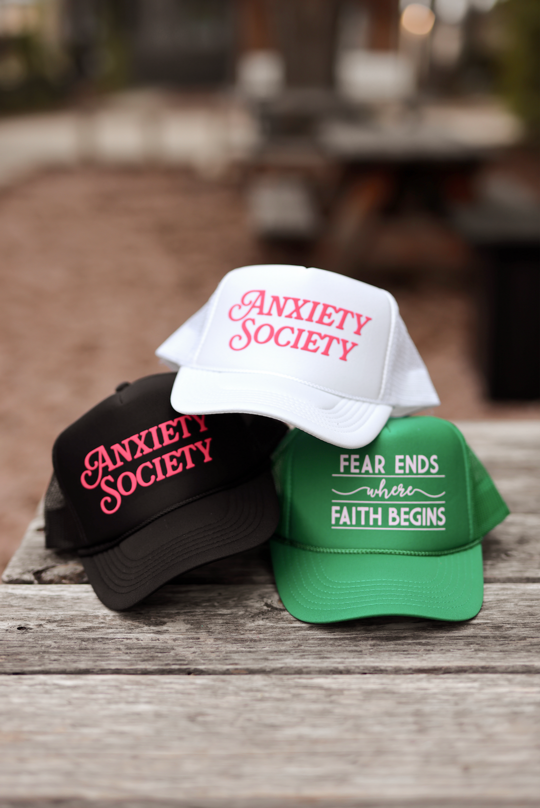 Trucker Hat - Anxiety Society (Midnight)