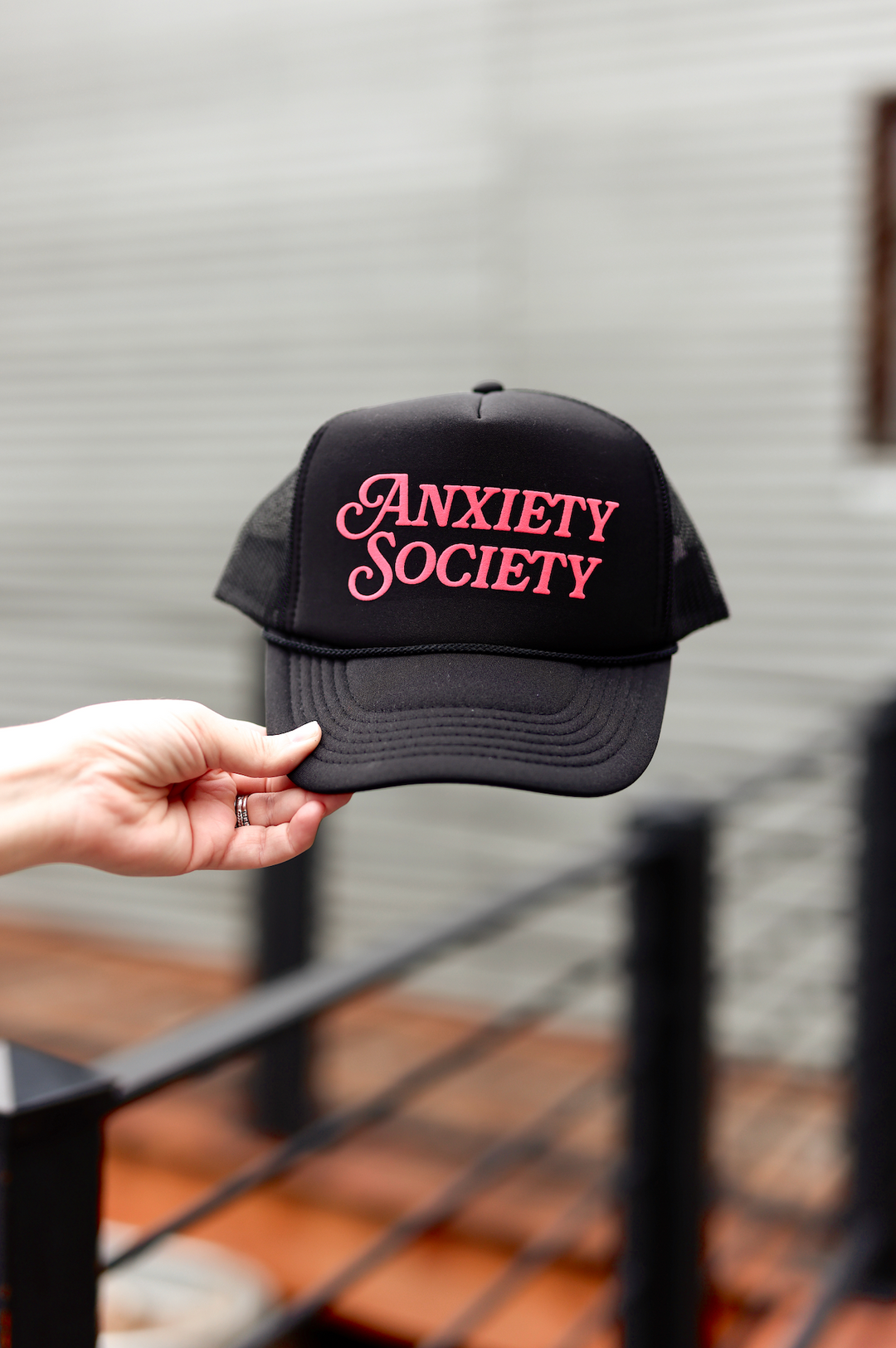 Trucker Hat - Anxiety Society (Midnight)