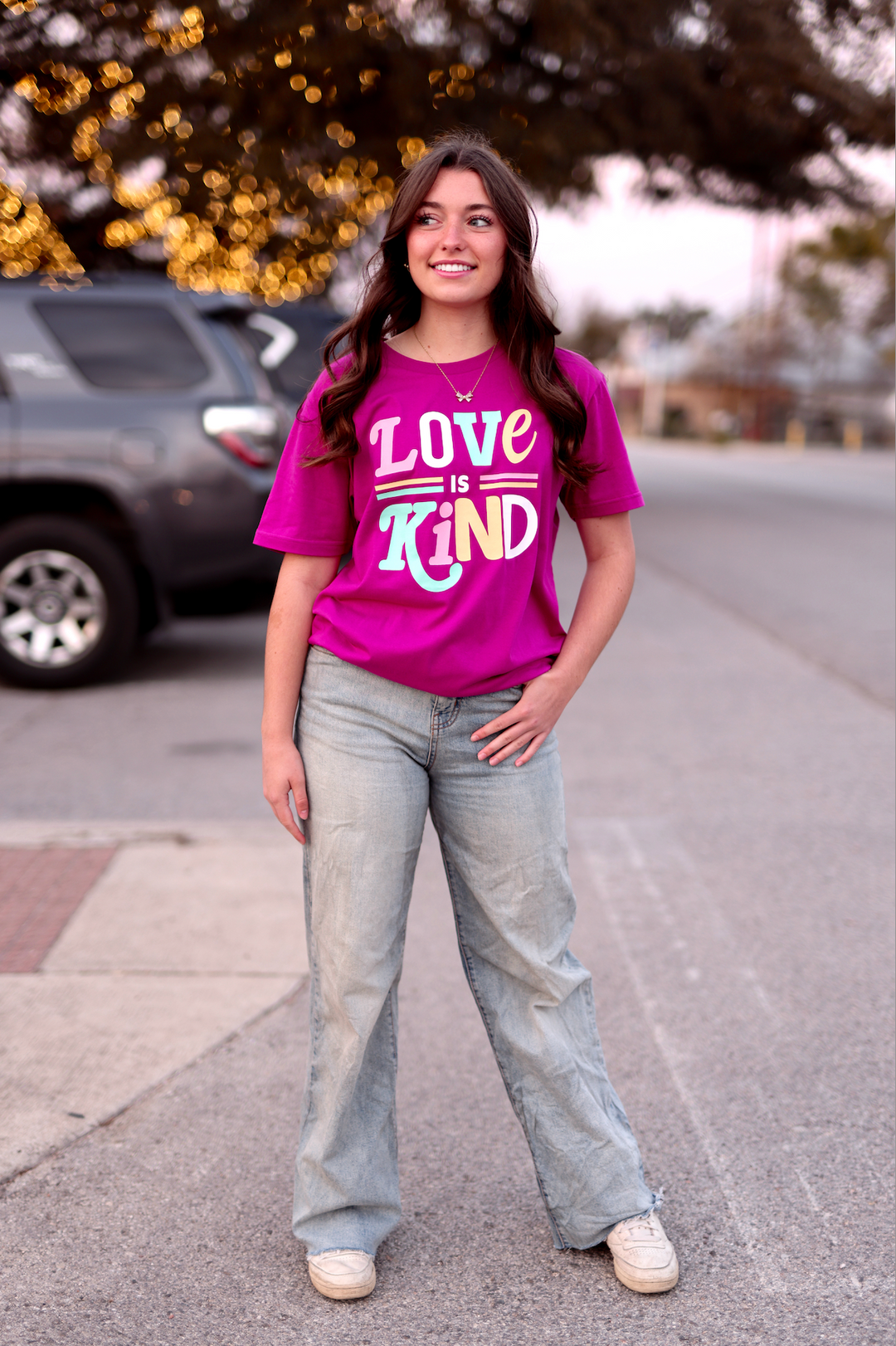 Love Is Kind (Berry) - Short Sleeve/Crew