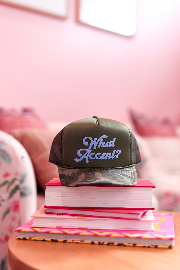 Trucker Hat - What Accent? (Camo)