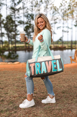 Duffle Bag (Modern Neutral) - Mama Travel – Jadelynn Brooke®