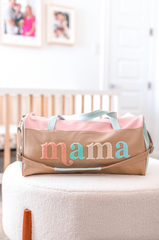 Custom Order - AMMA JO Duffle - Wild Thing Wild Flower