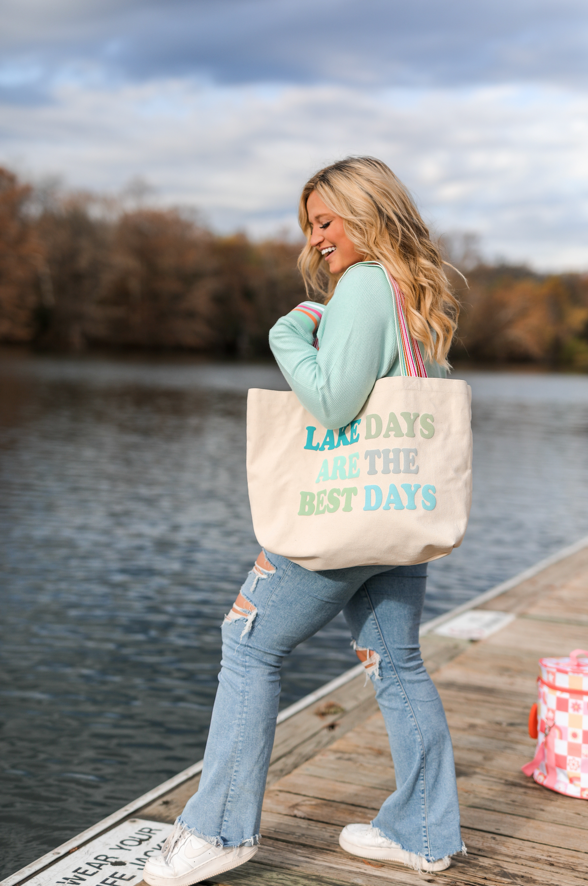 Make Everyday Earth Day Canvas Bag Natural Canvas Tote Cute Bag for Sc -  One Tribe Apparel